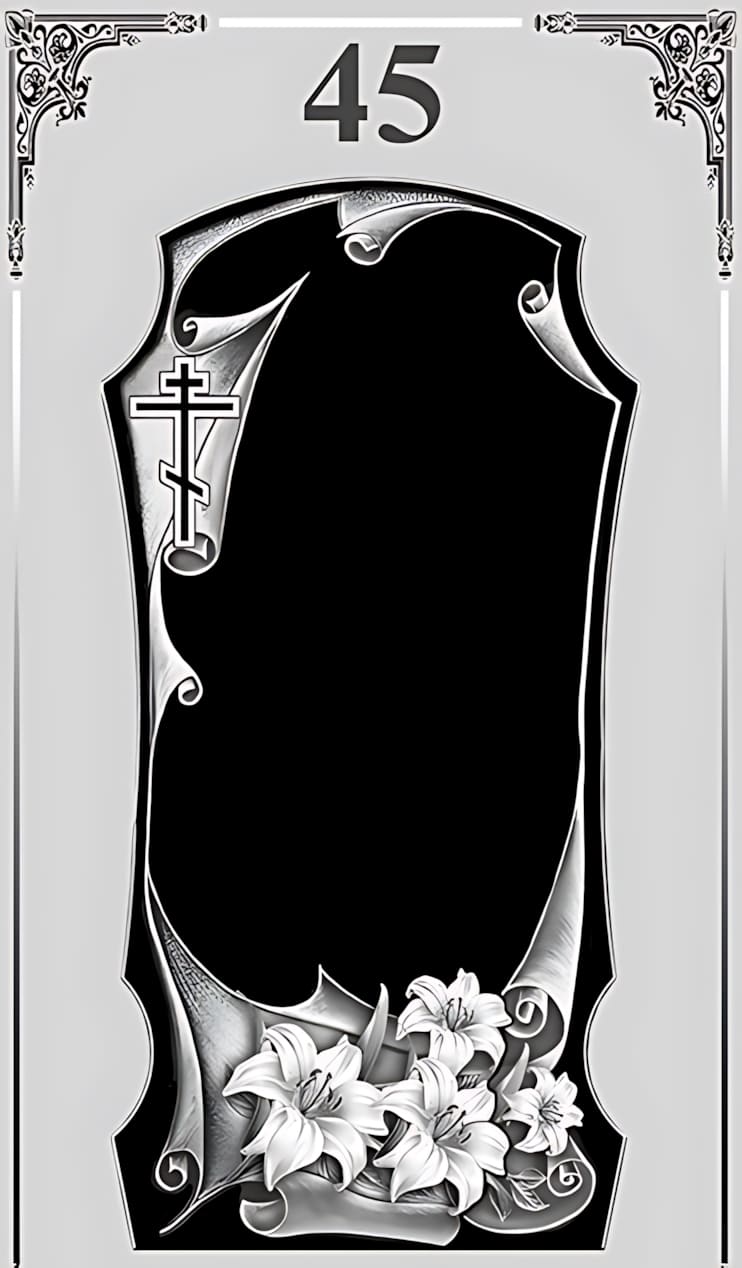 Памятник вертикальный №45
